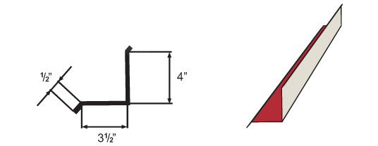 Metal Roof Wall Flashing